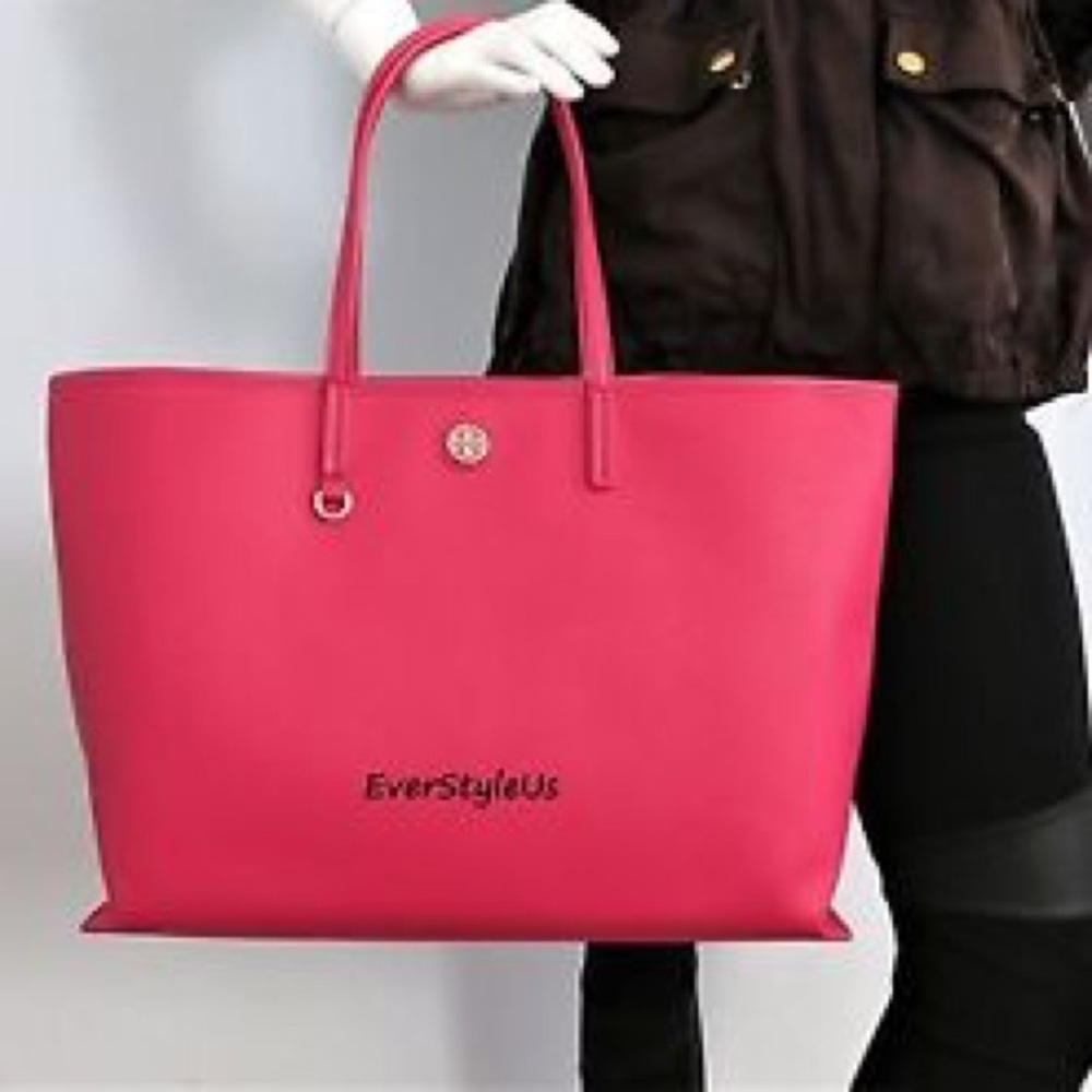 Tory Burch Carnation Red Cameron Tote Handbag NWT